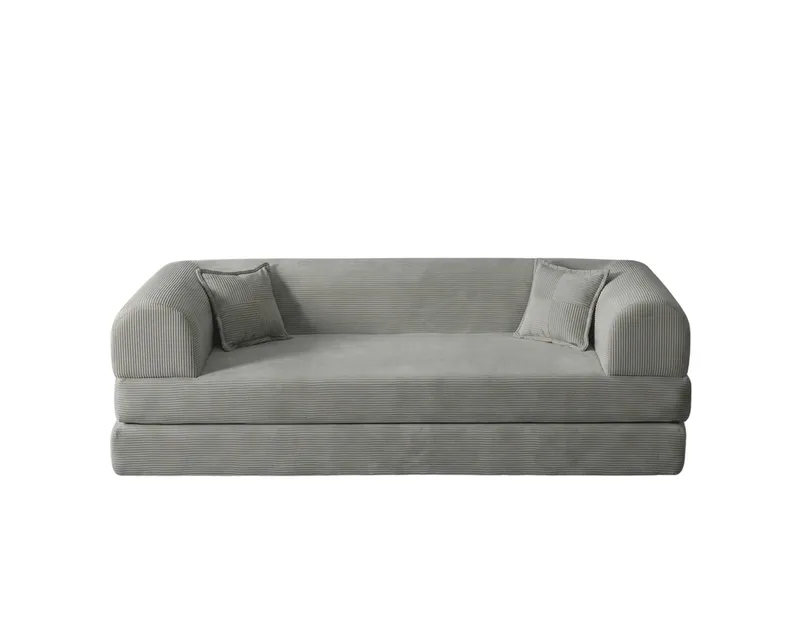 3-seters sovesofa Atelier Del Sofa Legom Eco (190 x 90 x 25 cm) Lysegrå
