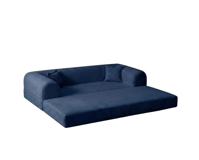 3-seters sovesofa Atelier Del Sofa Legom Eco (190 x 90 x 25 cm) Marineblå - Møbler - Sofaer - Sovesofaer - 3 seters sovesofa