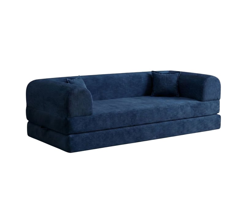 3-seters sovesofa Atelier Del Sofa Legom Eco (190 x 90 x 25 cm) Marineblå - Møbler - Sofaer - Sovesofaer - 3 seters sovesofa