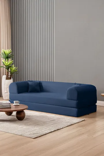 3-seters sovesofa Atelier Del Sofa Legom Eco (190 x 90 x 25 cm) Marineblå - Møbler - Sofaer - Sovesofaer - 3 seters sovesofa
