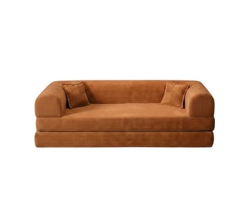 3-seters sovesofa Atelier Del Sofa Legom Eco (190 x 90 x 25 cm) Oransje - Møbler - Sofaer - Sovesofaer - 3 seters sovesofa
