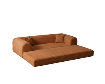 3-seters sovesofa Atelier Del Sofa Legom Eco (190 x 90 x 25 cm) Oransje - Møbler - Sofaer - Sovesofaer - 3 seters sovesofa