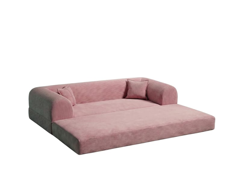 3-seters sovesofa Atelier Del Sofa Legom Eco (190 x 90 x 25 cm) Rosa - Møbler - Sofaer - Sovesofaer - 3 seters sovesofa