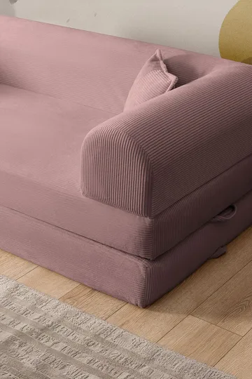 3-seters sovesofa Atelier Del Sofa Legom Eco (190 x 90 x 25 cm) Rosa - Møbler - Sofaer - Sovesofaer - 3 seters sovesofa