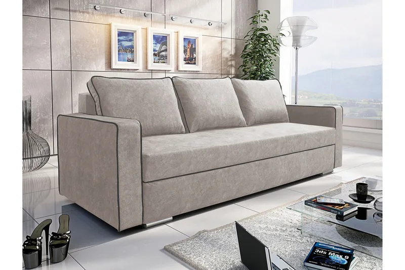 Beno Sovesofa 230x92x91 cm - Møbler - Sofaer - Sovesofaer - 3 seters sovesofa