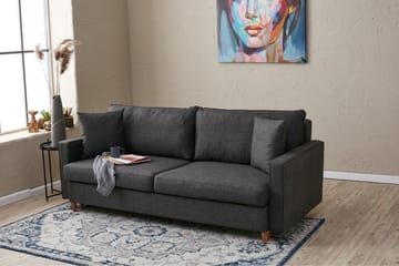 Braneles Sovesofa 3-seter - Antrasitt - Møbler - Sofaer - Sovesofaer - 3 seters sovesofa