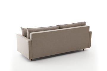 Braneles Sovesofa 3-seter - Beige - Møbler - Sofaer - Sovesofaer - 3 seters sovesofa