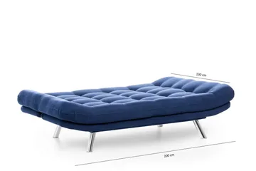 Breana Sovesofa 3-seter - Marineblå - Møbler - Sofaer - Sovesofaer - 3 seters sovesofa