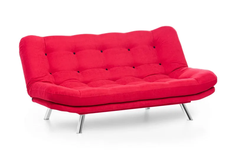 Breana Sovesofa 3-seter - Rød - Møbler - Sofaer - Sovesofaer - 3 seters sovesofa