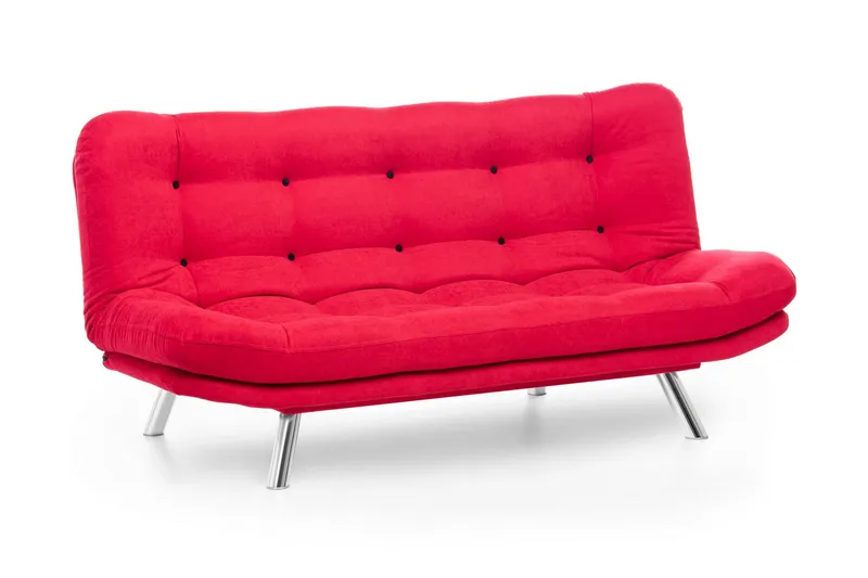 Breana Sovesofa 3-seter - Rød - Møbler - Sofaer - Sovesofaer - 3 seters sovesofa