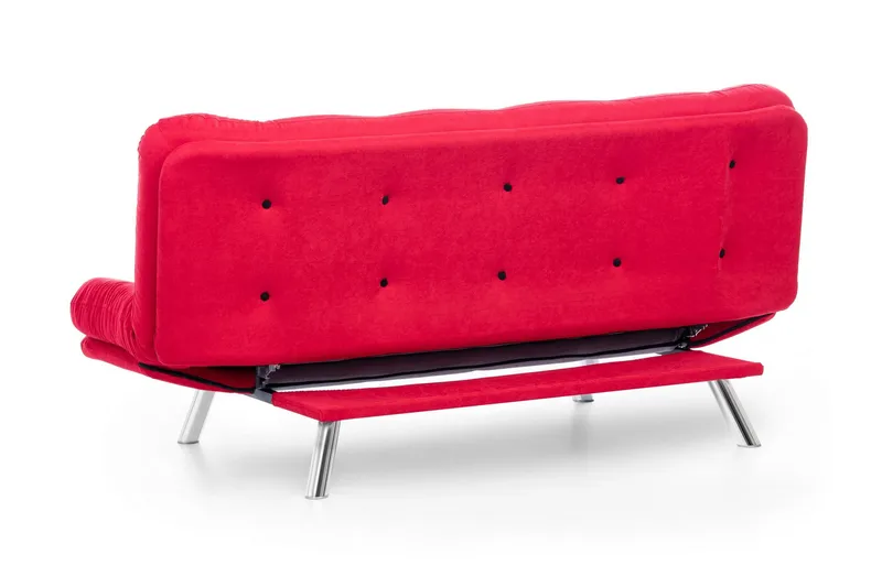 Breana Sovesofa 3-seter - Rød - Møbler - Sofaer - Sovesofaer - 3 seters sovesofa