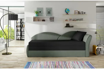 Chasidi Sovesofa - Svart/Grå - Møbler - Sofaer - Sovesofaer - 3 seters sovesofa