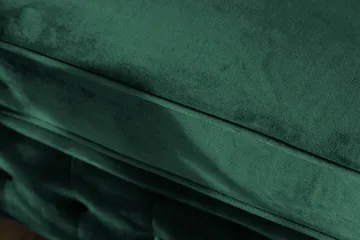 Chesterfield Lyx 3-seter Fremoverbøyd sovesofa i fløyel - Mørkegrønn / Grønn - Møbler - Sofaer - Sovesofaer - 3 seters sovesofa