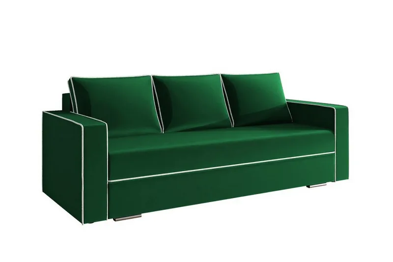Clarina 3-sits Bäddsoffa NO_BRAND Green