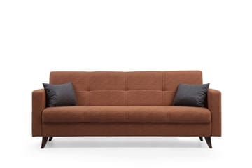 Darcia Sovesofa 3-seter - Rød - Møbler - Sofaer - Sovesofaer - 3 seters sovesofa