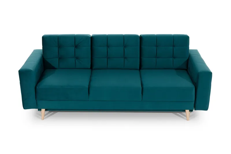 Deadra 3-seter Sovesofa - Grønn - Møbler - Sofaer - Sovesofaer - 3 seters sovesofa
