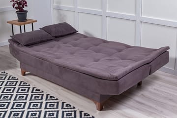 Defiglio 3-seter Sovesofa - Grå - Møbler - Sofaer - Sovesofaer - 3 seters sovesofa