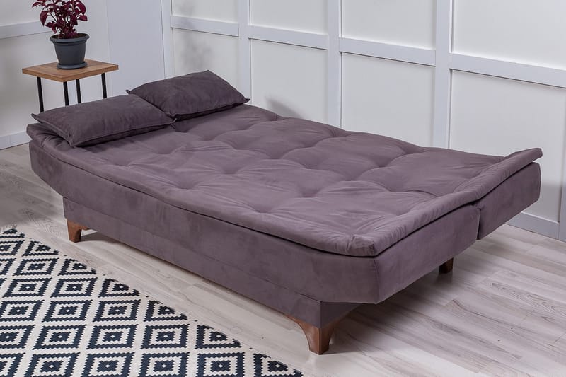 Defiglio 3-seter Sovesofa - Grå - Møbler - Sofaer - Sovesofaer - 3 seters sovesofa