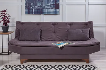 Defiglio 3-seter Sovesofa - Grå - Møbler - Sofaer - Sovesofaer - 3 seters sovesofa