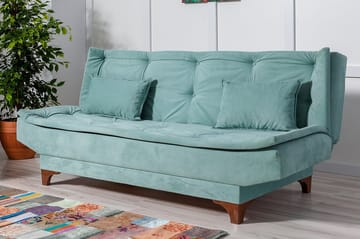 Defiglio 3-seter Sovesofa - Grønn - Møbler - Sofaer - Sovesofaer - 3 seters sovesofa