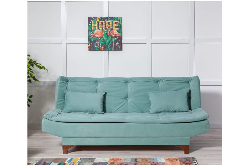 Defiglio 3-seter Sovesofa - Grønn - Møbler - Sofaer - Sovesofaer - 3 seters sovesofa