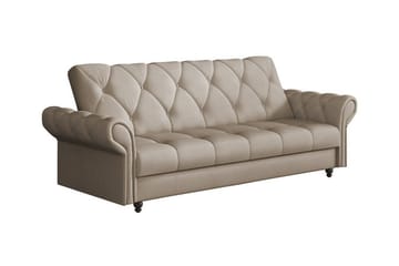 Denegal 3-seters Sovesofa - Lyse brun - Møbler - Sofaer - Sovesofaer - 3 seters sovesofa