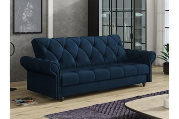 Denegal 3-seters Sovesofa - Mørkeblå - Møbler - Sofaer - Sovesofaer - 3 seters sovesofa