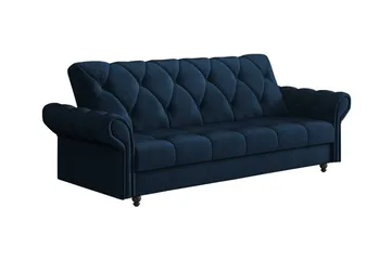 Denegal 3-seters Sovesofa - Mørkeblå - Møbler - Sofaer - Sovesofaer - 3 seters sovesofa