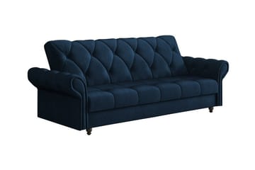 Denegal 3-seters Sovesofa - Mørkeblå - Møbler - Sofaer - Sovesofaer - 3 seters sovesofa