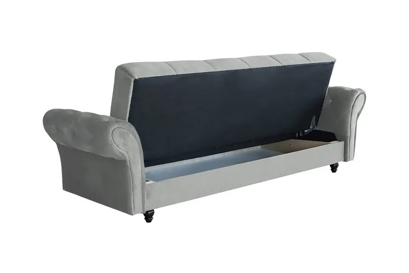 Denegal 3-seters Sovesofa - Mørkebrun - Møbler - Sofaer - Sovesofaer - 3 seters sovesofa