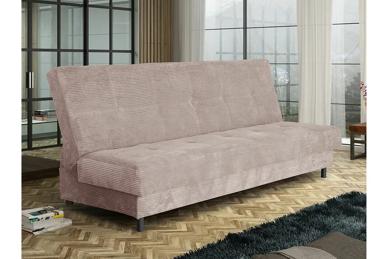 Denegal 3-sits Bäddsoffa beige - Møbler - Sofaer - Sovesofaer - 3 seters sovesofa