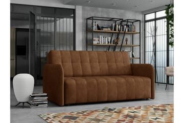 Denegal 3-sits Bäddsoffa Dark brown - Møbler - Sofaer - Sovesofaer - 3 seters sovesofa