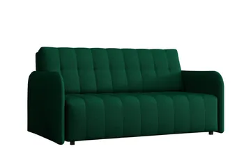 Denegal 3-sits Bäddsoffa Dark green - Møbler - Sofaer - Sovesofaer - 3 seters sovesofa