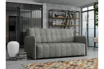 Denegal 3-sits Bäddsoffa Dark grey - Møbler - Sofaer - Sovesofaer - 3 seters sovesofa