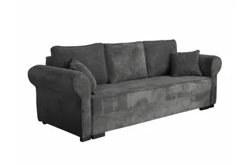 Denegal 3-sits Bäddsoffa Dark grey - Møbler - Sofaer - Sovesofaer - 3 seters sovesofa