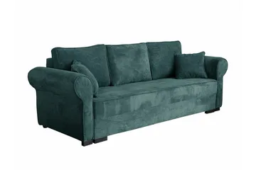 Denegal 3-sits Bäddsoffa Green - Møbler - Sofaer - Sovesofaer - 3 seters sovesofa