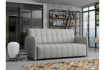 Denegal 3-sits Bäddsoffa Ljusgrå - Møbler - Sofaer - Sovesofaer - 3 seters sovesofa