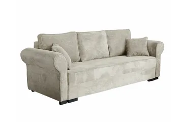 Denegal 3-sits Bäddsoffa NO_BRAND beige - Møbler - Sofaer - Sovesofaer - 3 seters sovesofa