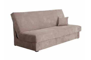 Denegal 3-sits Bäddsoffa NO_BRAND beige - Møbler - Sofaer - Sovesofaer - 3 seters sovesofa