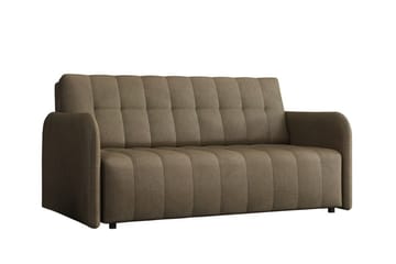 Denegal 3-sits Bäddsoffa NO_BRAND Brown - Møbler - Sofaer - Sovesofaer - 3 seters sovesofa