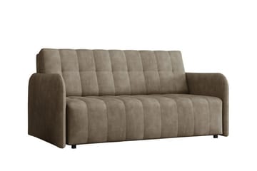 Denegal 3-sits Bäddsoffa NO_BRAND Brown - Møbler - Sofaer - Sovesofaer - 3 seters sovesofa