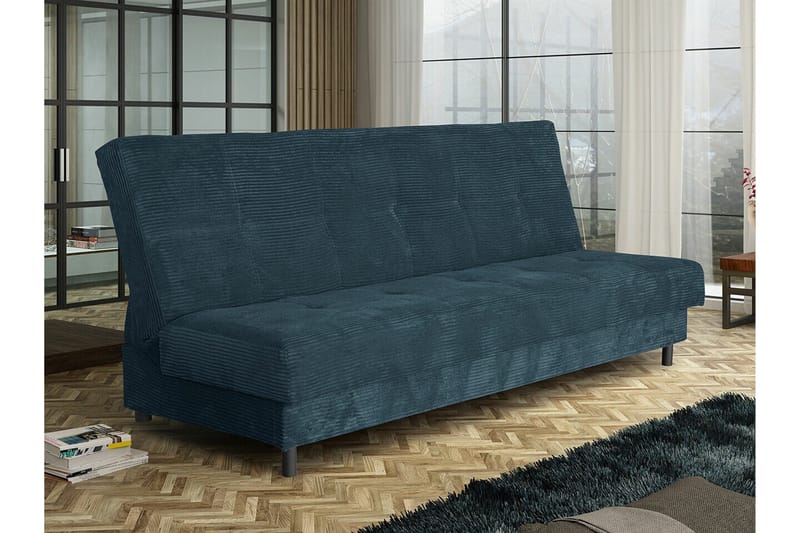 Denegal 3-sits Bäddsoffa NO_BRAND Dark blue - Møbler - Sofaer - Sovesofaer - 3 seters sovesofa