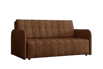 Denegal 3-sits Bäddsoffa NO_BRAND Dark brown - Møbler - Sofaer - Sovesofaer - 3 seters sovesofa