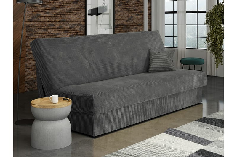 Denegal 3-sits Bäddsoffa NO_BRAND Dark grey - Møbler - Sofaer - Sovesofaer - 3 seters sovesofa