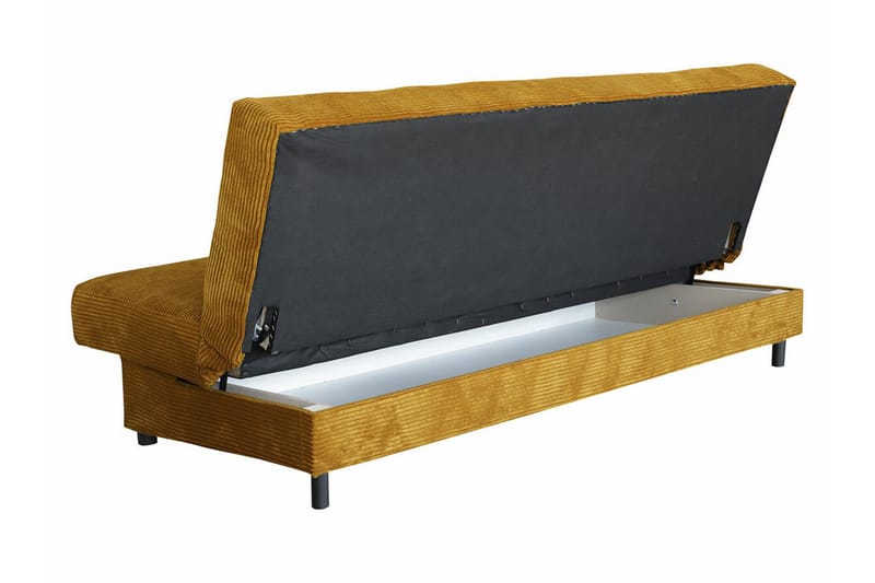 Denegal 3-sits Bäddsoffa NO_BRAND Yellow - Møbler - Sofaer - Sovesofaer - 3 seters sovesofa