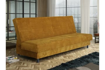 Denegal 3-sits Bäddsoffa NO_BRAND Yellow - Møbler - Sofaer - Sovesofaer - 3 seters sovesofa