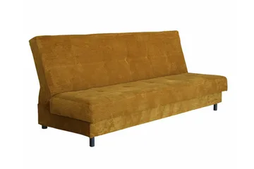 Denegal 3-sits Bäddsoffa Yellow - Møbler - Sofaer - Sovesofaer - 3 seters sovesofa