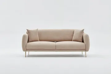 Devika Sovesofa 3-seter - Beige - Møbler - Sofaer - Sovesofaer - 3 seters sovesofa