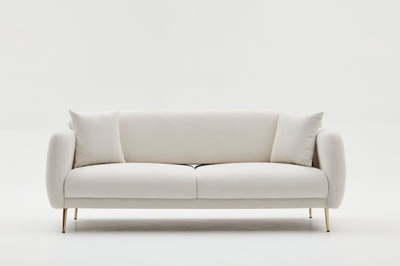 Devika Sovesofa 3-seter - Lys beige - Møbler - Sofaer - Sovesofaer - 3 seters sovesofa