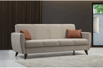 Dewan Sovesofa 3-seter - Beige - Møbler - Sofaer - Sovesofaer - 3 seters sovesofa